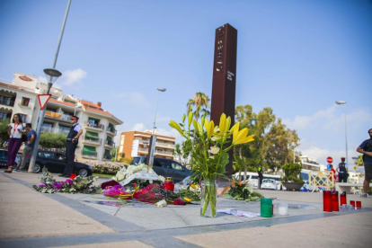 Imágenes del homenaje a las víctimas del 18-A, en el cual ha asistido el Presidente de la Generalitat, Quim Torra