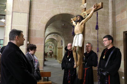 Processó dels Natzarens i Viacrucis a l'església de Sant Francesc