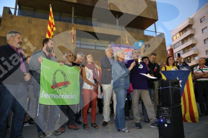 Manifestación por el referéndum en Tarragona