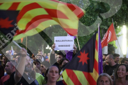 Manifestación por el referéndum en Tarragona