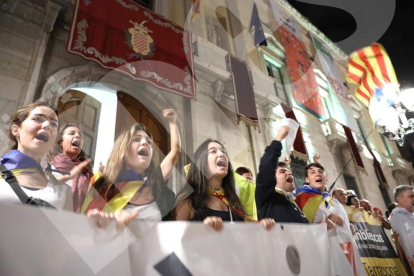 Manifestació pel referéndum a Tarragona