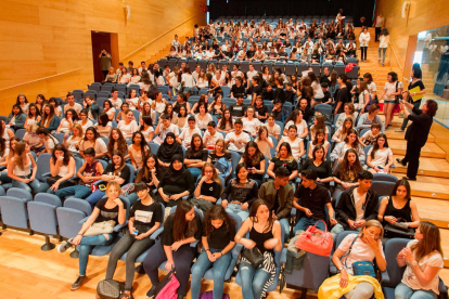 Tretze corals de centres de secundària del Camp de Tarragona han participat a la trobada que s'ha fet a l'auditori Josep Carreras de Vila-seca.