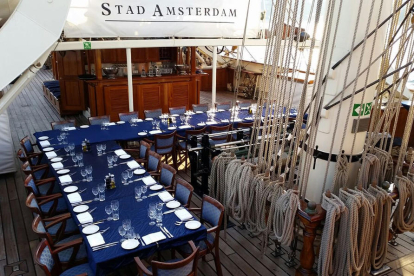 El Clipper Stad Amsterdam vist des de dins