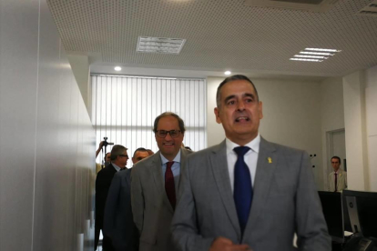 Quim Torra inaugura l'Ajuntament de Llorenç del Penedès