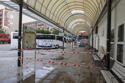 Imatges dels desperfectes causats pel temporal a Valls 2