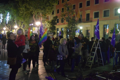 Manifestación en Tarragona en el día contra la violencia de género.