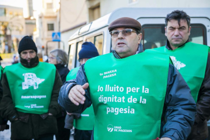 Unió de Pagesos ha convocat la tractorada, que ha anat des del Morell a Tarragona