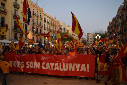 Manifestación unionista en Tarragona convocada por SCC