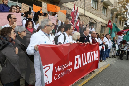 Concentració dels metges a Tarragona