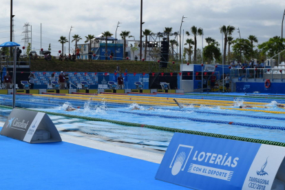 Primer dia de les competicions de natació dels Jocs Mediterranis