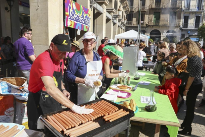 Expo-profit a la plaça Prim de Reus