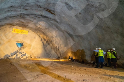 Perforación final del túnel de Lilla
