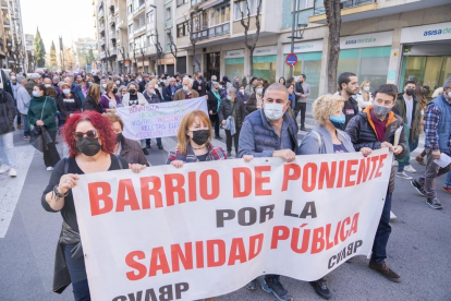 Manifestació per la sanitat pública