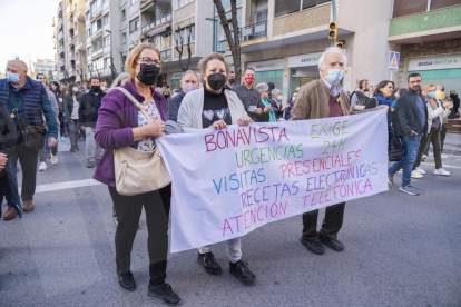 Manifestació per la sanitat pública