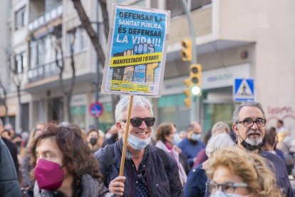 Manifestació per la sanitat pública