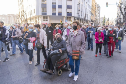 Manifestació per la sanitat pública