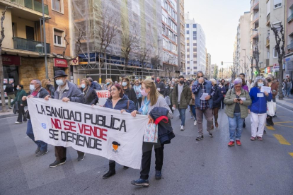 Manifestació per la sanitat pública