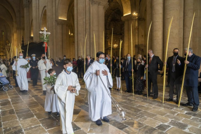 Bendición de palmas en Tarragona