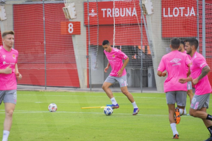 Primer entrenamiento del primer equipo del Nàstic de Tarragona que este año entrena Raül Agné