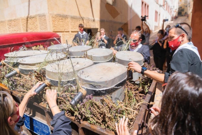 28a baixada de l'aigua de Sant Magí de la Brufaganya el 18 d'agost del 2021