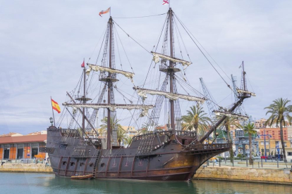 Atraca al port de Tarragona el galió Andalucía. Els ciutadans podran visitar-lo de 10 a 20 hores fins al diumenge 25 d'abril