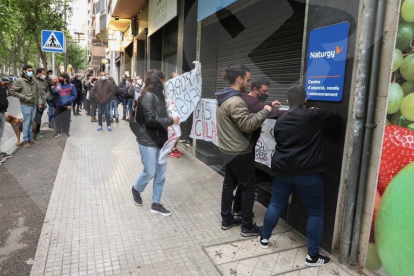 Protesta en Reus por la anulación de la multa a Gas Natural