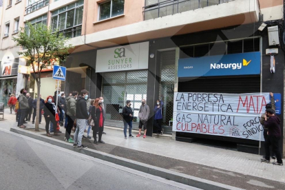 Protesta en Reus por la anulación de la multa a Gas Natural