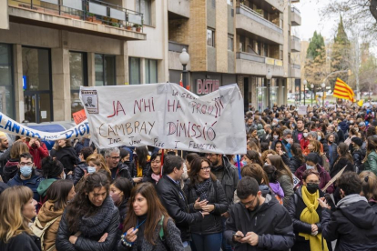 Manifestació de docents a Tarragona