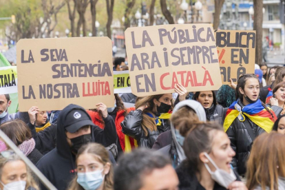 Manifestación por el catalán