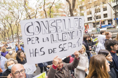 Manifestació pel català