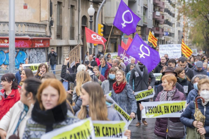 Manifestación por el catalán