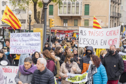 Manifestación por el catalán