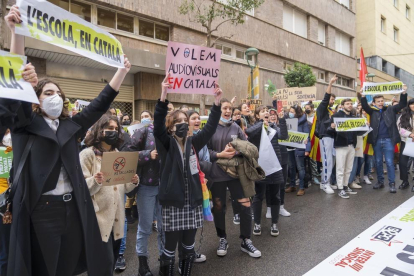 Manifestació pel català