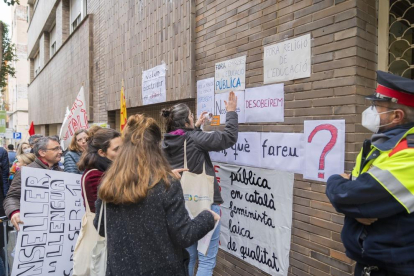 Manifestació pel català