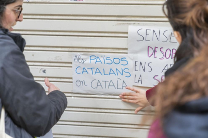 Manifestació pel català