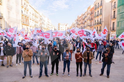 Manifestació dels treballadors de la petroquímica a Tarragona (II)