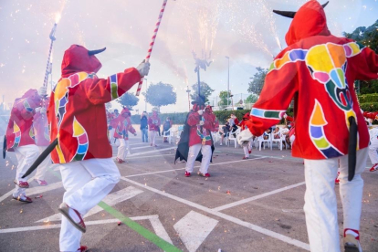 Seguici popular infantil de la Festa Major de Torredembarra la tarda del dijous 2 d'agost del 2021