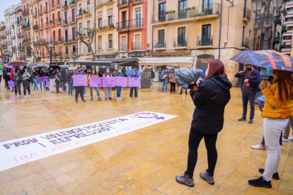 Lectura del manifest institucional a Tarragona