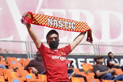 Els aficionats del Nàstic tornen al Nou Estadi més d'un any després de l'última vegada.