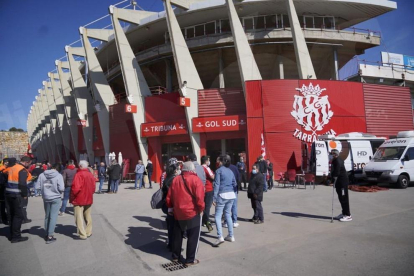 Els aficionats del Nàstic tornen al Nou Estadi més d'un any després de l'última vegada.