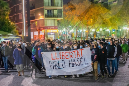 Tercera jornada de protestas en Tarragona por Hasel