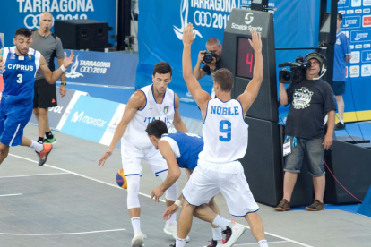 Competició de Bàsquet 3x3 del dia 29 de juny. Jocs Mediterranis Tarragona 2018