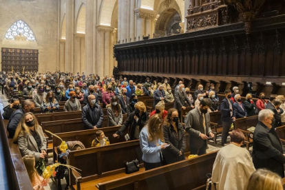 Bendición de palmas en Tarragona