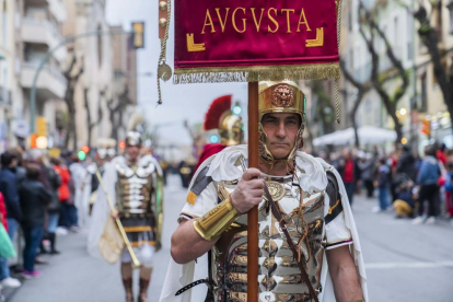 Imatges de la cerimònia i de la processó que els Natzarens van realitzar per Tarragona.