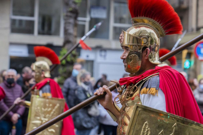 Imatges de la cerimònia i de la processó que els Natzarens van realitzar per Tarragona.