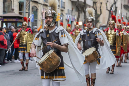 Imatges de la cerimònia i de la processó que els Natzarens van realitzar per Tarragona.