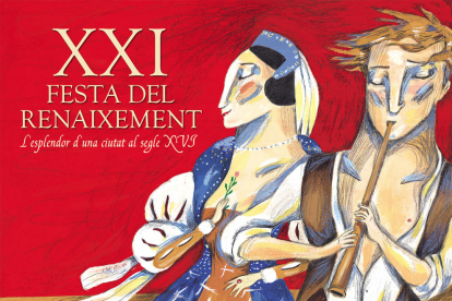 El cartel de la XXI Festa del Renaixement de Tortosa, inspirado en una historia de amor