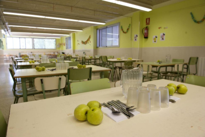 Los comedores escolares también sirven como herramienta para aprender de una alimentación equilibrada.