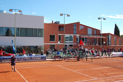 Una imagen de una semifinal del ITF Futures del 2013, en el Monterols.