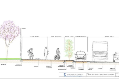 Cambrils projecta un passeig que unirà el centre amb l'estació del corredor